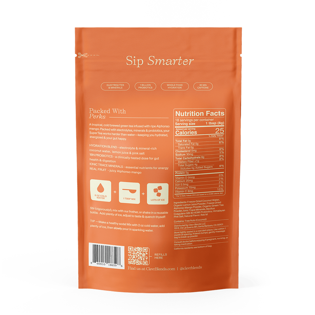 Mango Green SuperTea - Kit - Daily Flavor Drink Mix