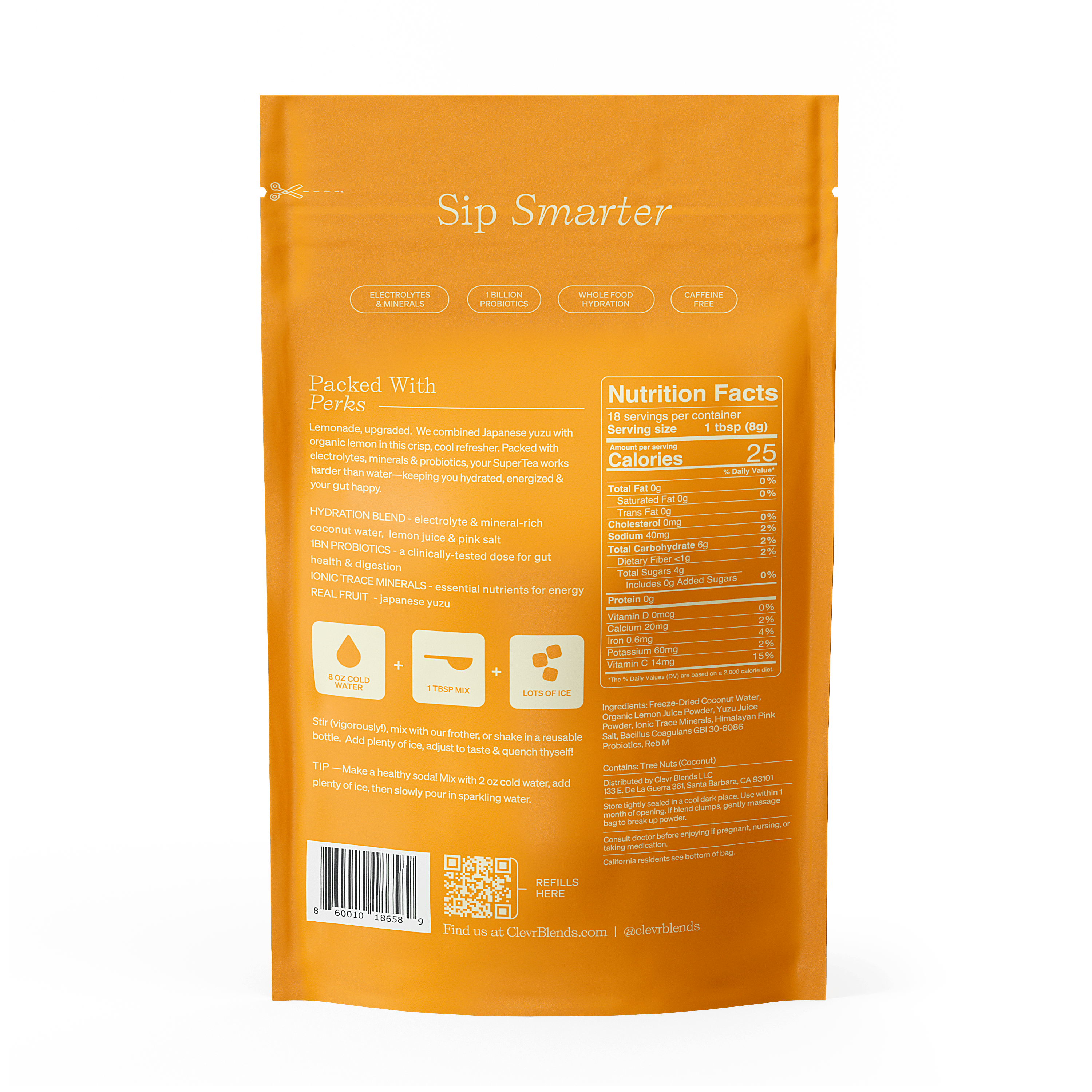 Yuzu Lemonade SuperTea - Kit - Light Taste Latte Mix
