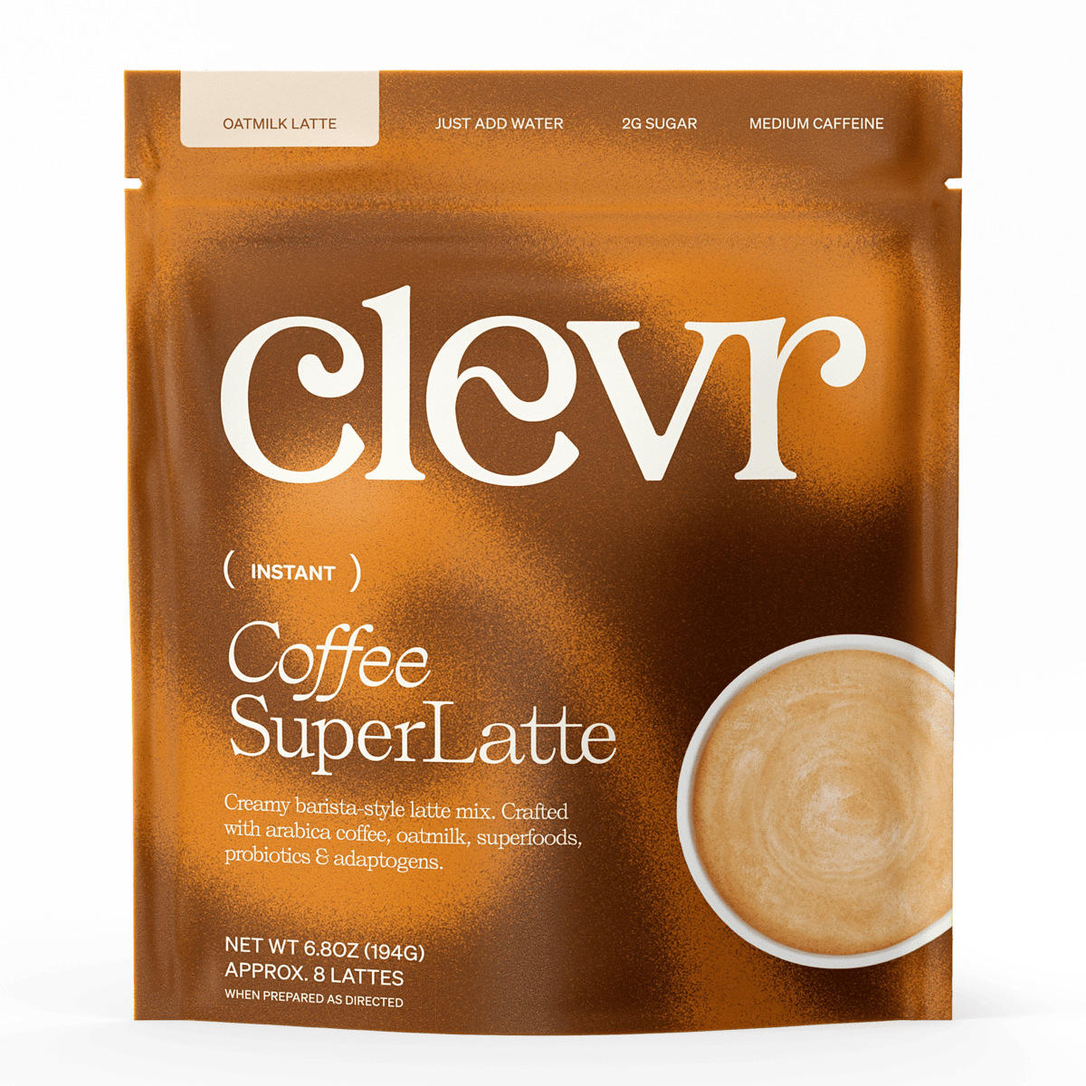 Coffee SuperLatte - 8 Servings - Flavor First Vanilla Latte Mix