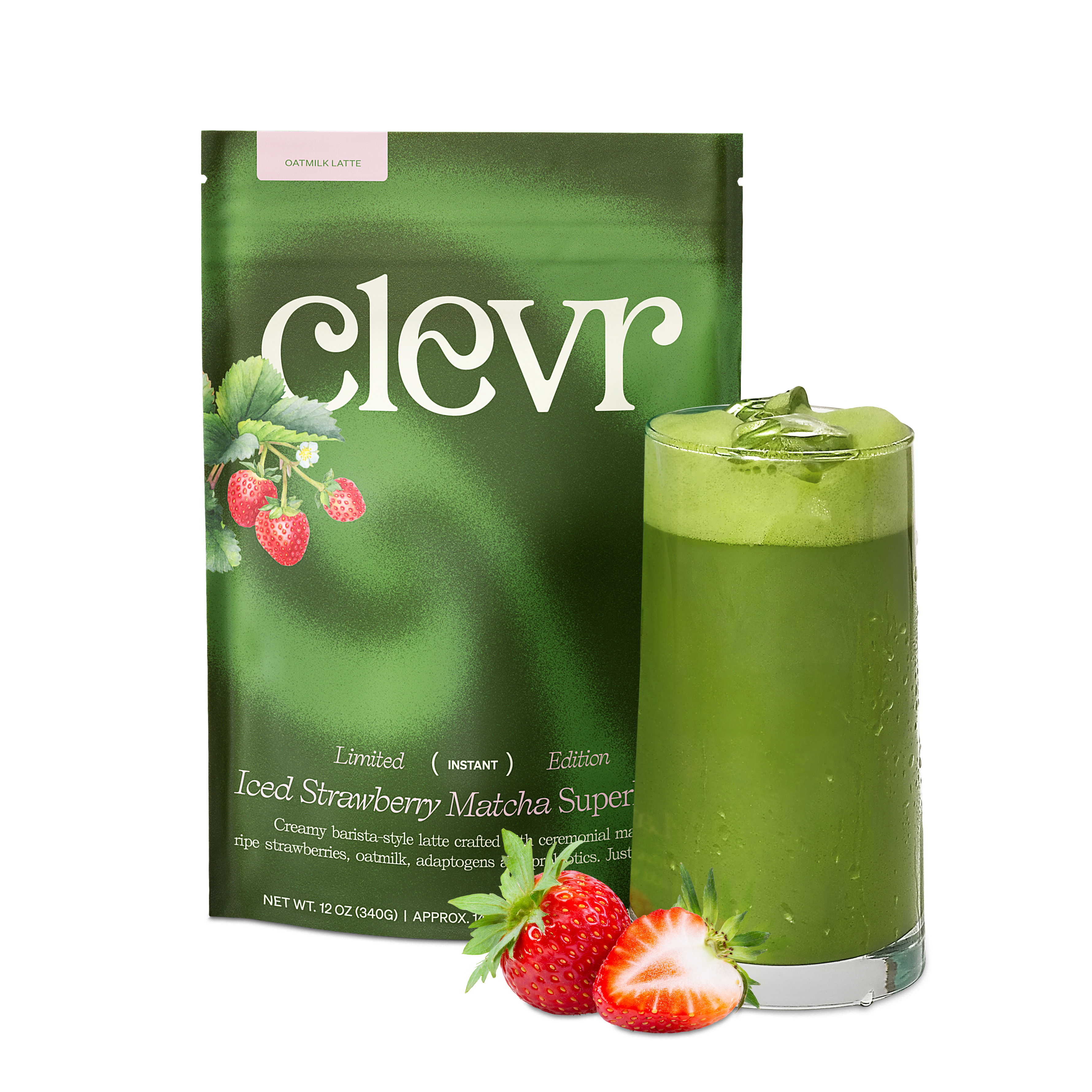 Iced Strawberry Matcha SuperLatte Bundle - Modern Matcha Mix