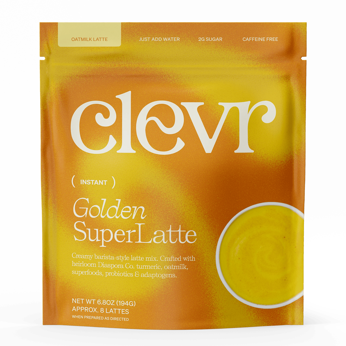 Golden SuperLatte 8-Serve - Anytime Morning Drink Mix
