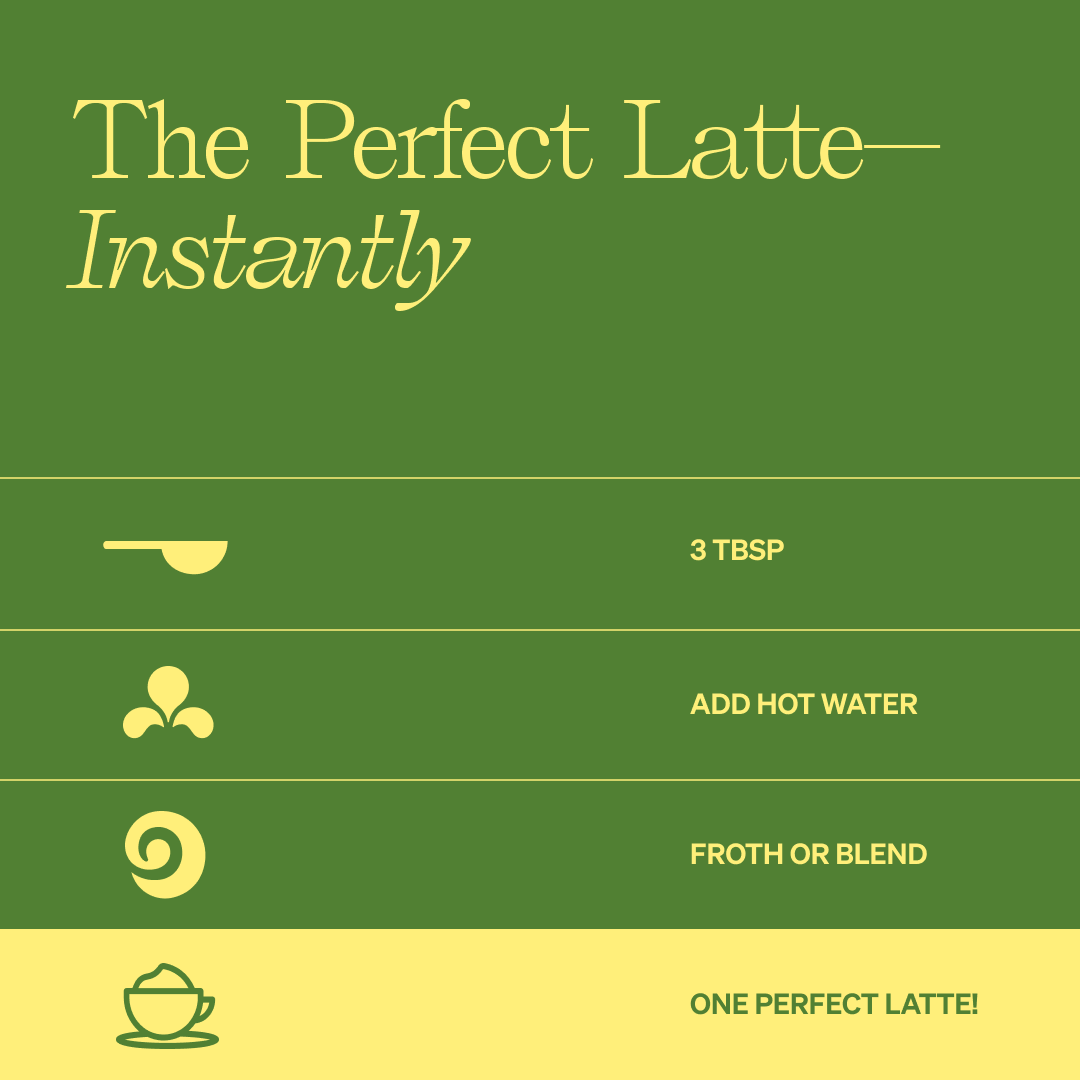 Honey Vanilla Matcha SuperLatte - Fresh Flavor Drink Mix