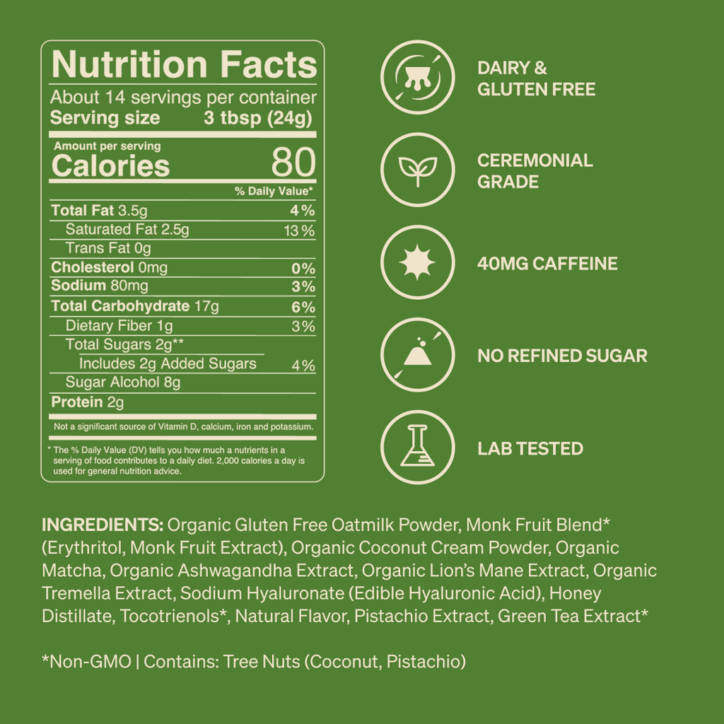 Matcha SuperLatte - Simple Creamy Latte Mix