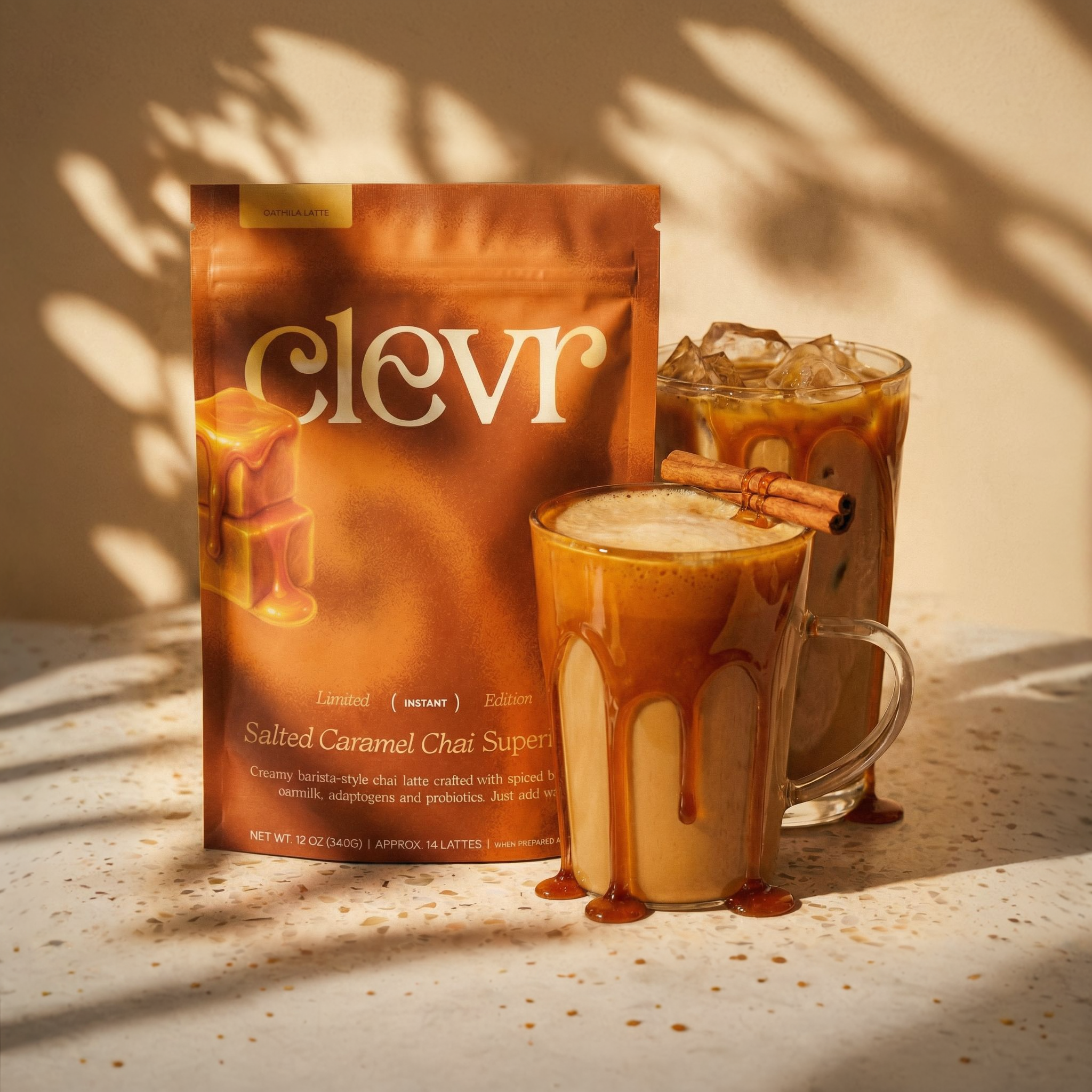 Salted Caramel Chai SuperLatte - Smooth Cocoa Mix